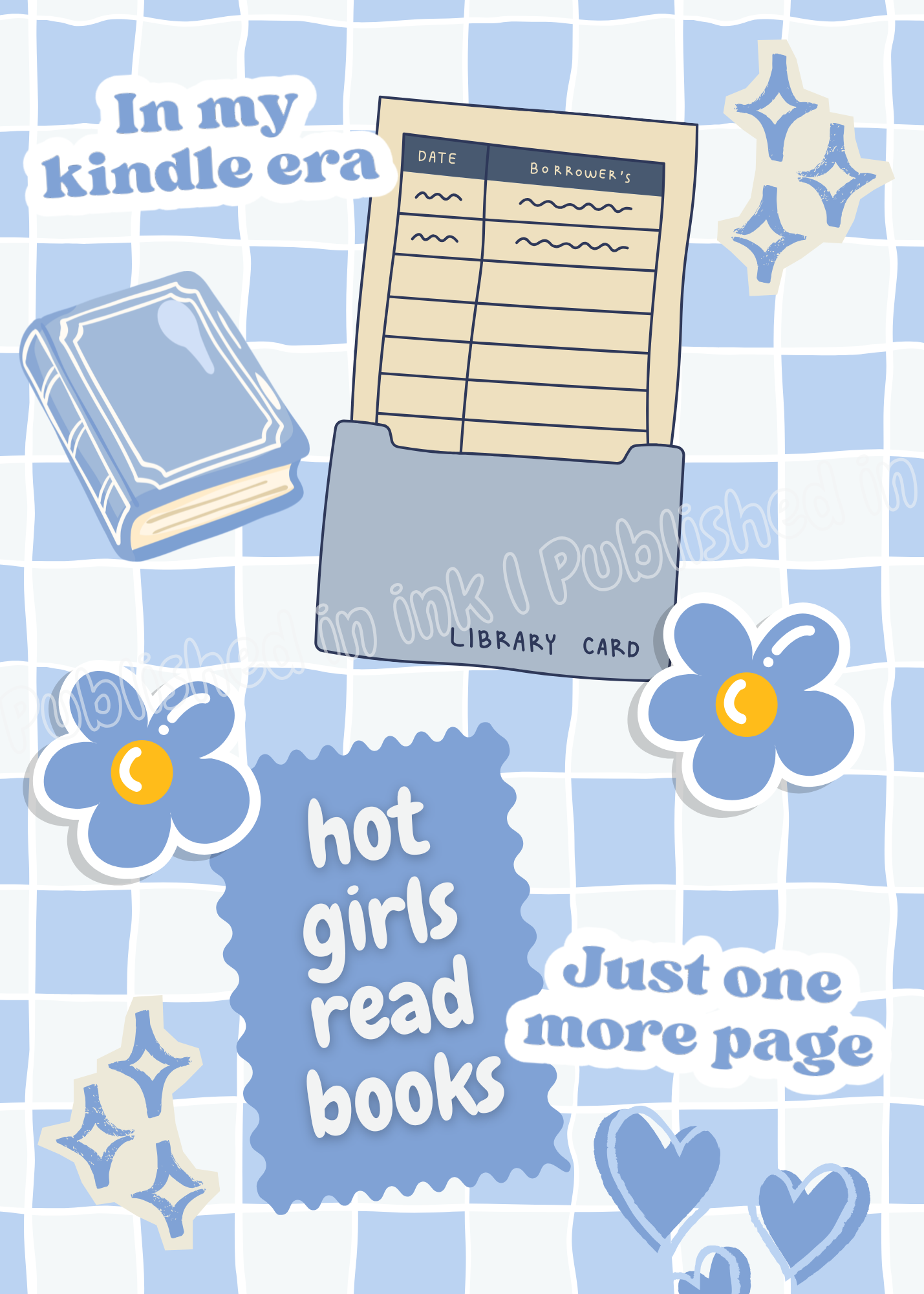 Printable Kindle Case Insert - [Digital Download PDF]