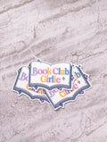Book Club Girlie Sticker