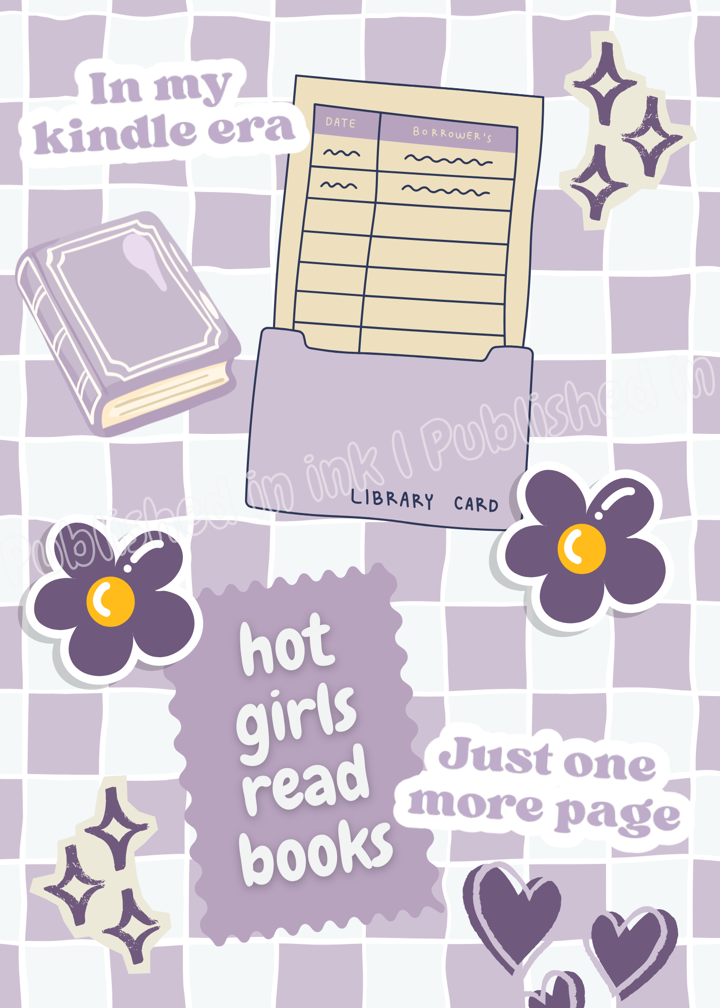 Printable Kindle Case Insert - [Digital Download PDF]